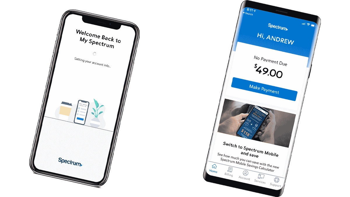 Pay Spectrum Bill using Mobile App