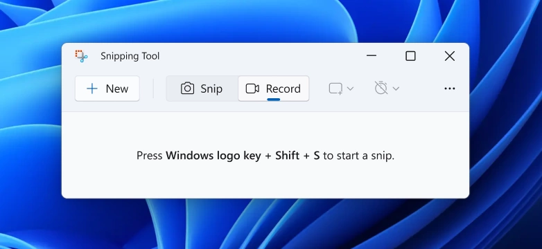 Windows 11 new Snipping Tool